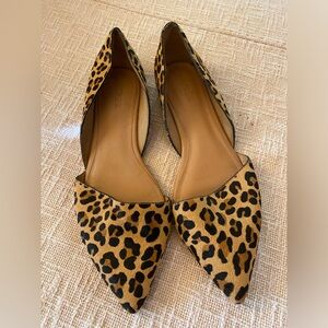 J crew leopard flats size 11